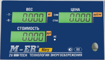 Пленочная панель передняя 223 АС LCD в Нижневартовске