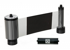 Черная лента с оверлеем (KO) на 3000 оттисков с чистящим роликом; для принтера Advent SOLID 700 в Нижневартовске